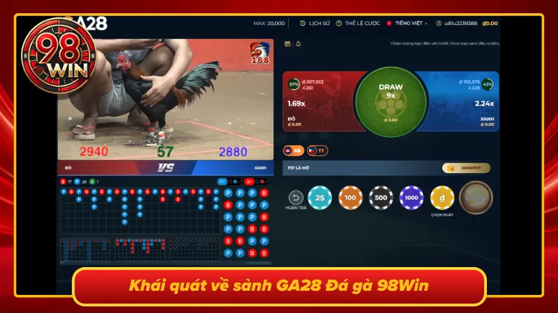 Tổng quan về sảnh cược chọi kê trực tuyến
