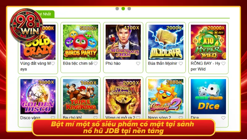 5 trò chơi slot vạn người mê