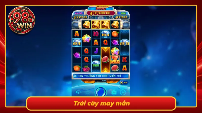 Trái cây may mắn tràn đầy màu sắc