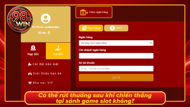 Rút thưởng dễ dàng nhất