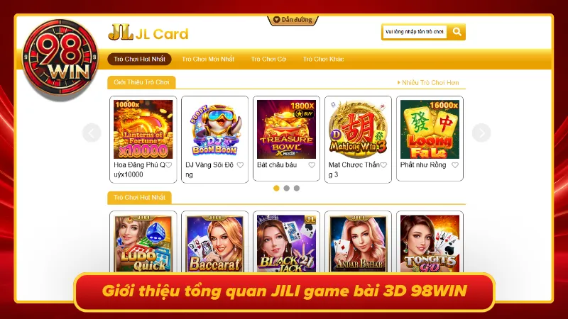 Khám phá sảnh cược cực thú vị tại 98WIN