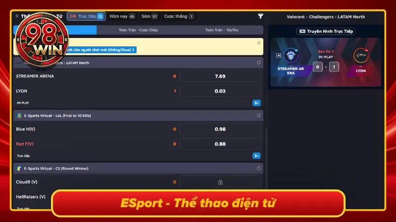 Những trận ESport so tài mãn nhãn của các đội tuyển hàng đầu