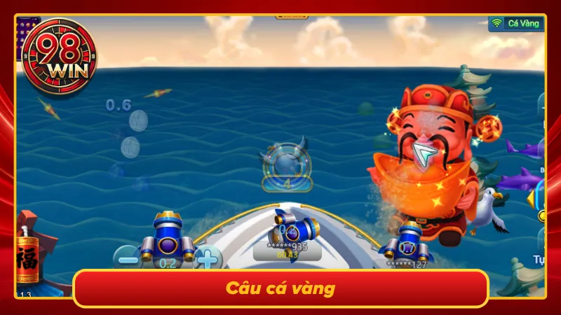 Câu cá vàng có đồ họa ấn tượng